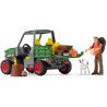 Set de figurines : Garde forestier avec véhicule - Schleich