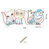 Coloriages à révéler Animaux de la forêt - Djeco