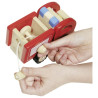 Camion de pompiers en bois + figurine - Goki