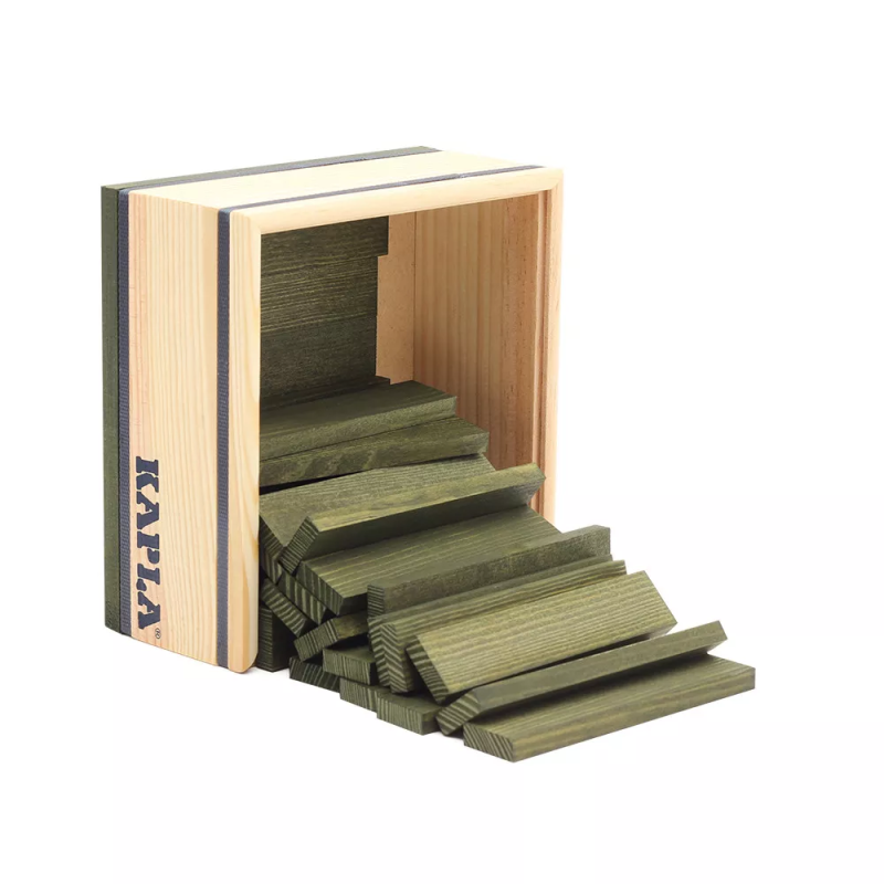 Boîte de 40 planchettes de Kapla Vertes