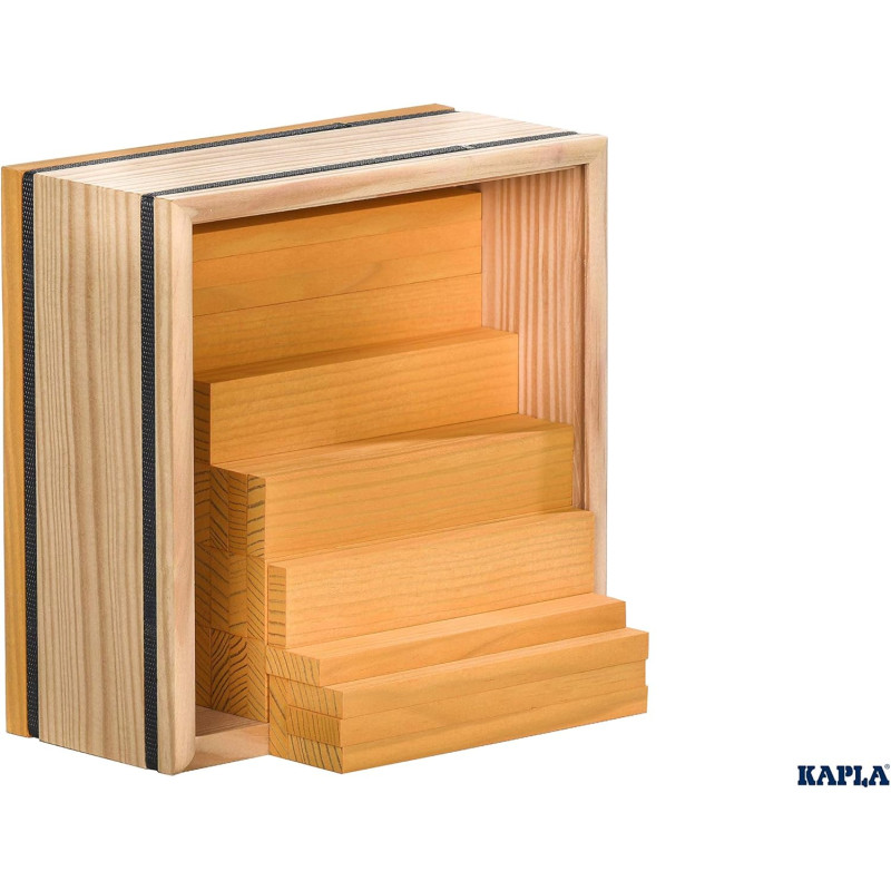 Boîte de 40 planchettes de Kapla Jaune