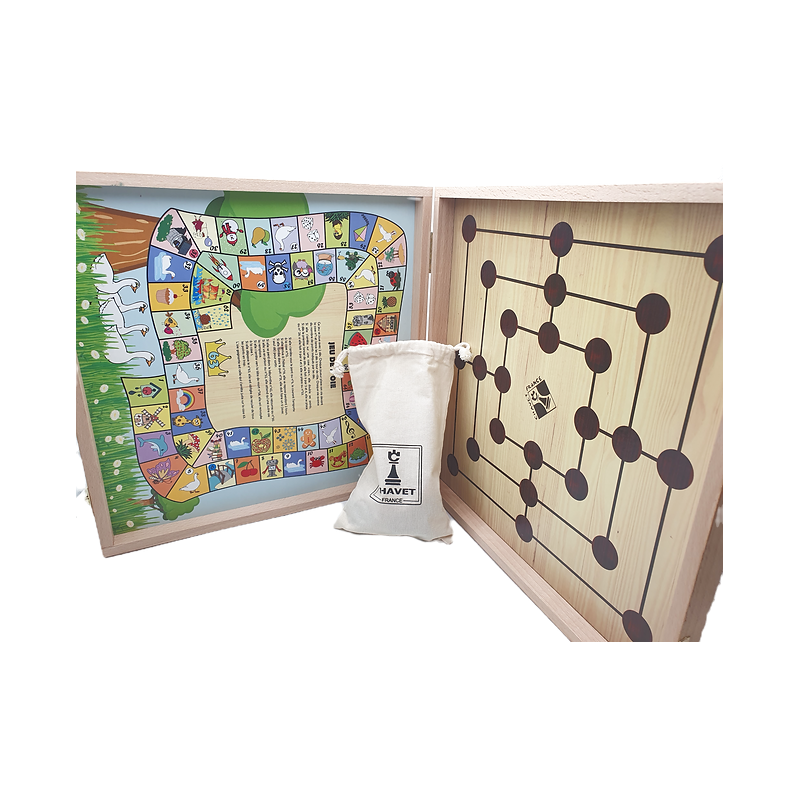 Coffret traditionnel 4 jeux - Chavet Chess