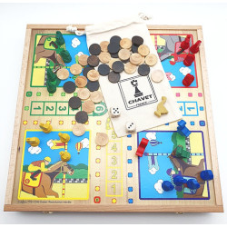 Coffret traditionnel 4 jeux - Chavet Chess