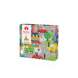 Puzzle 48 pcs - En Ville -...