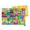 Puzzle 48 pcs - En Ville - Les Popipop - Moulin Roty