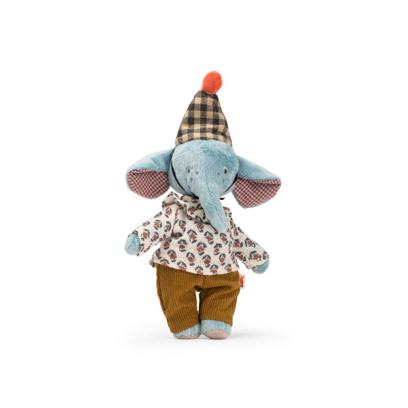 Peluche Pablo l'éléphant 25 cm - Les Minouchkas - Moulin Roty