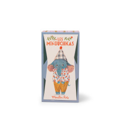 Peluche Pablo l'éléphant 25 cm - Les Minouchkas - Moulin Roty