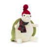 Peluche Timmy la tortue bonhomme de neige 28 cm - Jellycat