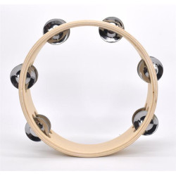 Tambourin en bois -...