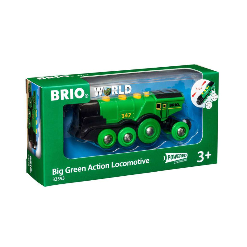 Locomotive Verte Puissante à piles - Brio