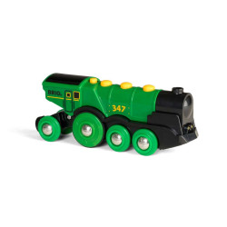 Locomotive Verte Puissante à piles - Brio