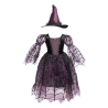 Déguisement Robe et chapeau de sorcière Améthyste 3/4 Ans - Great Pretenders