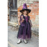Déguisement Robe et chapeau de sorcière Améthyste 3/4 Ans - Great Pretenders