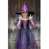 Déguisement Robe et chapeau de sorcière Améthyste 3/4 Ans - Great Pretenders