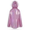 Déguisement Cape de princesse rose pailletée 4/6 Ans - Great Pretenders