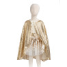 Cape de princesse sequins or 5/6 ans - Great Pretenders