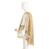 Cape de princesse sequins or 5/6 ans - Great Pretenders