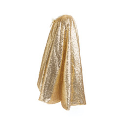 Cape de princesse sequins or 5/6 ans - Great Pretenders