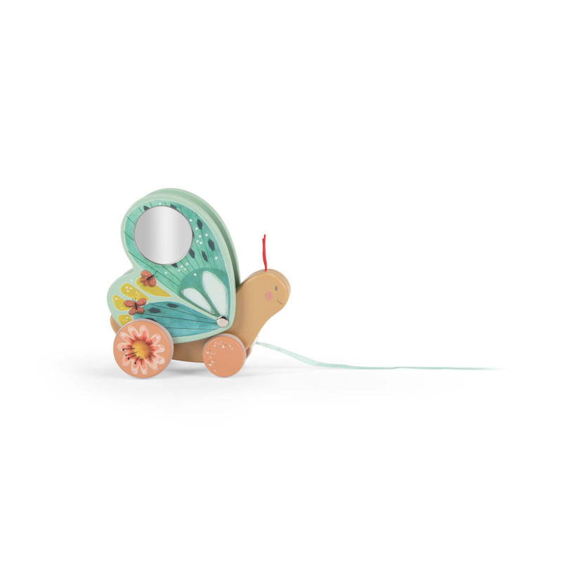 Papillon à tirer Trois petits lapins - Moulin Roty