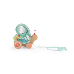 Papillon à tirer Trois petits lapins - Moulin Roty