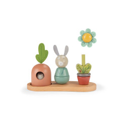 Empilable multi-activités Trois petits lapins - Moulin Roty
