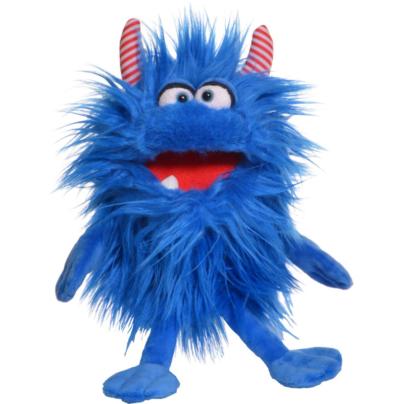 Marionnette monstre bleu Klein Schmackes - Living Puppets