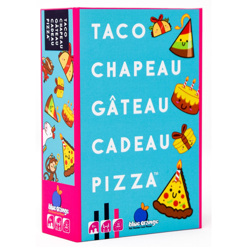 Taco Chapeau Gâteau Cadeau Pizza - Blue Orange