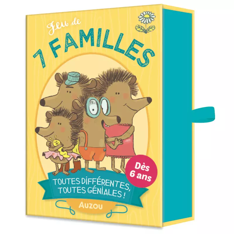 Jeu De 7 Familles : Toutes différentes, toutes géniales ! - Auzou Jeux