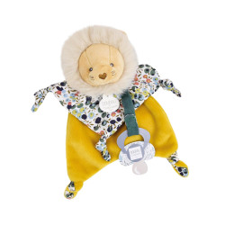 Doudou attache sucette Lion...