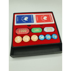 Coffret Bridge en carton - 90 Jetons - Jeux Chavet