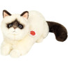 Peluche Chat Ragdoll allongé 36 cm - Hermann Teddy