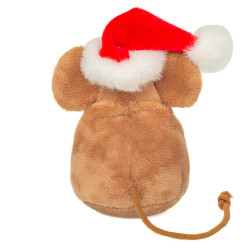 Peluche Souris de Noël avec biscuit 11 cm - Hermann Teddy