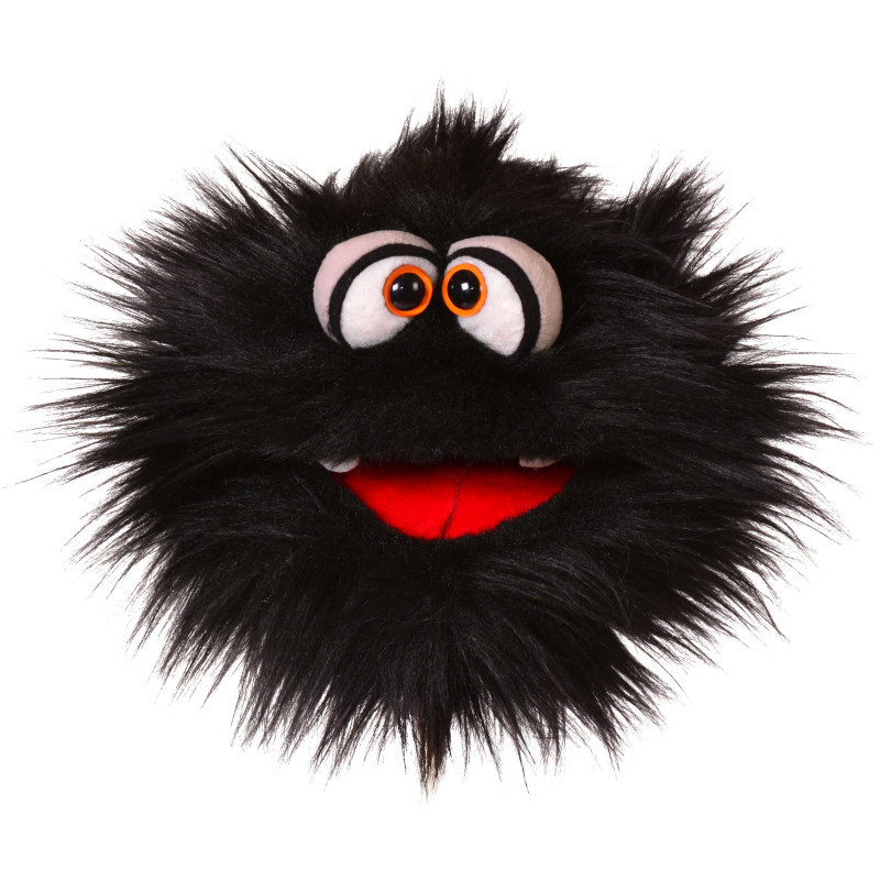 Marionnette Monstre Boule Noir - Living Puppets