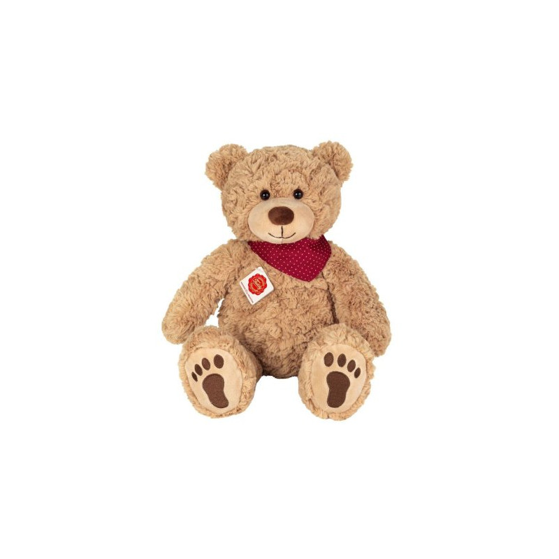 Peluche Ours Chilly avec foulard rouge 40 cm - Hermann Teddy