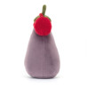 Peluche Aubergine Toastie Vivacious de Noël 16 cm - Jellycat