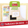 Ardoise en bois ABC et chiffres - Jeujura