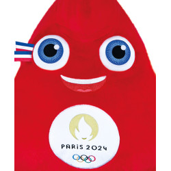 Mascotte JO Paris 2024 80 cm - Doudou et compagnie