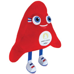 Mascotte JO Paris 2024 80 cm - Doudou et compagnie