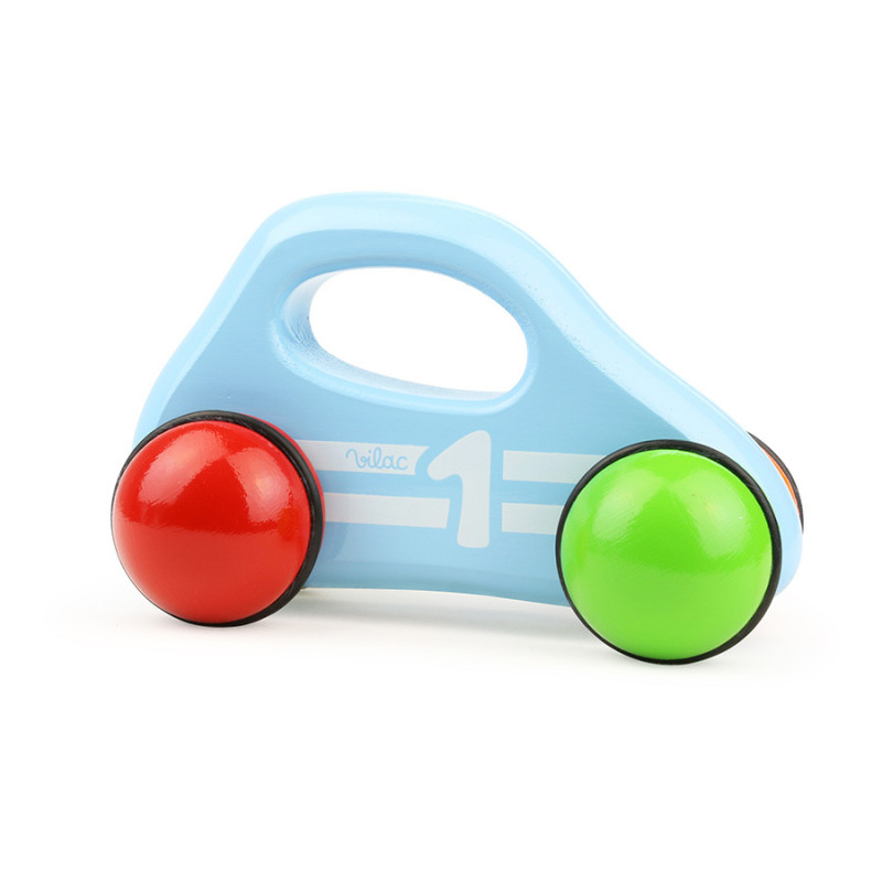 Voiture 1er âge bleu - Vilac