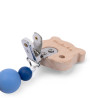 Attache-tétine bois & silicone Hamster - Puce & Pilou - Moulin Roty