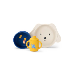 Set vaisselle en silicone -...