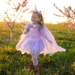 Déguisement Cape de licorne Arc-en-ciel avec Serre-tête 4-6 ans  - Great Prentenders