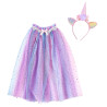 Déguisement Cape de licorne Arc-en-ciel avec Serre-tête 4-6 ans  - Great Prentenders