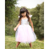 Robe de princesse à paillettes argentées 3/4 ans - Great Pretenders