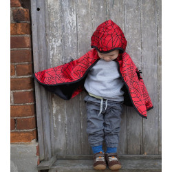 Déguisement Cape réversible araignée / chauve-souris 2/3 ans - Great Pretenders