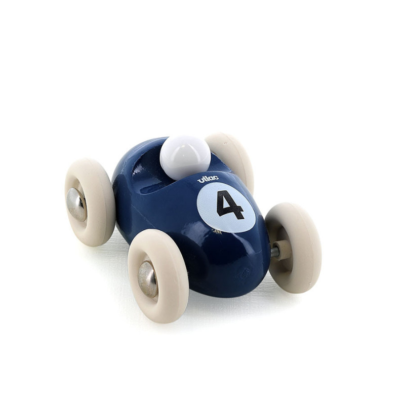 Voiture en bois, Mini roadster bleu nuit - Vilac
