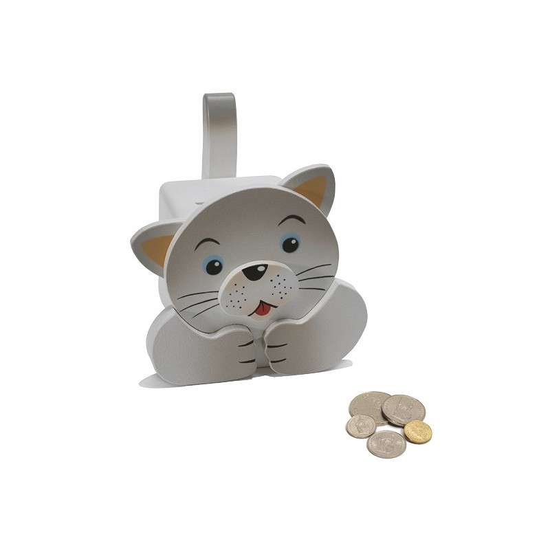 Tirelire en bois visage chat - Weizenkorn