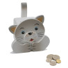 Tirelire en bois visage chat - Weizenkorn
