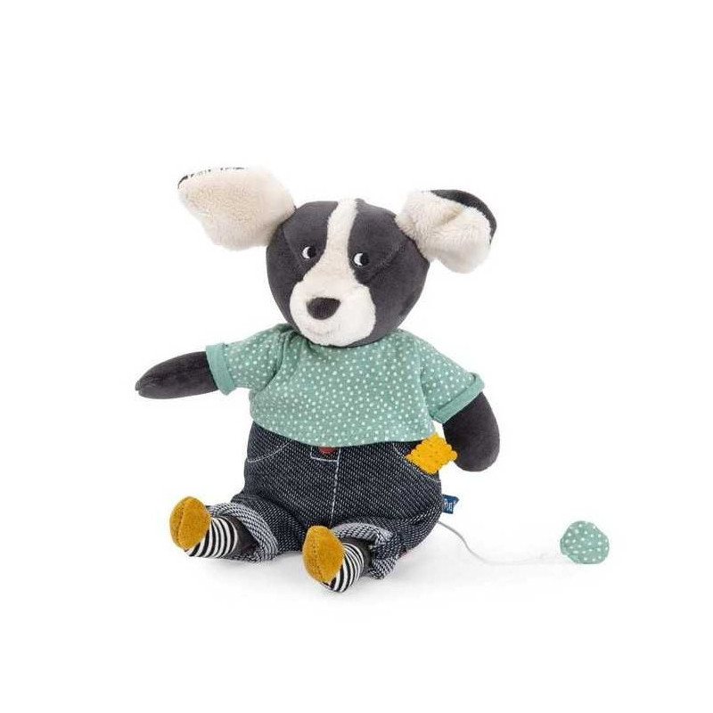 Peluche musicale chien Puce - Puce & Pilou - Moulin Roty