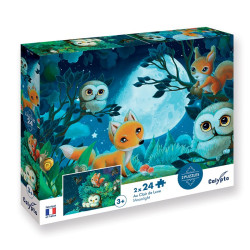 2 puzzles 24 pièces Au...